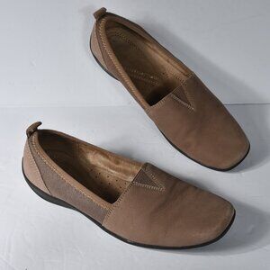 Naturalizer Franklyn Tan Brown Suede Slip On Comfort Shoe size 8